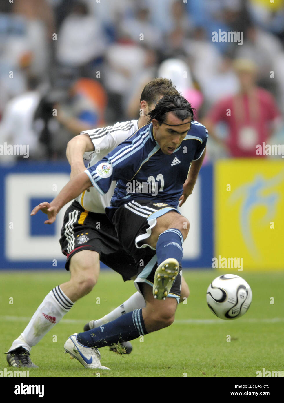 Le sport, football, championnats du monde, quart-de-finale, l'Allemagne contre l'Argentine, 4:2 (1:1), Berlin, 30.6.2006, Additional-Rights Clearance-Info-Not-Available- Banque D'Images