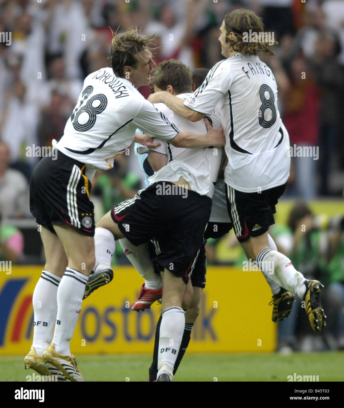 Le sport, football, championnats du monde, quart-de-finale, l'Allemagne contre l'Argentine, 4:2 (1:1), Berlin, 30.6.2006, Additional-Rights Clearance-Info-Not-Available- Banque D'Images