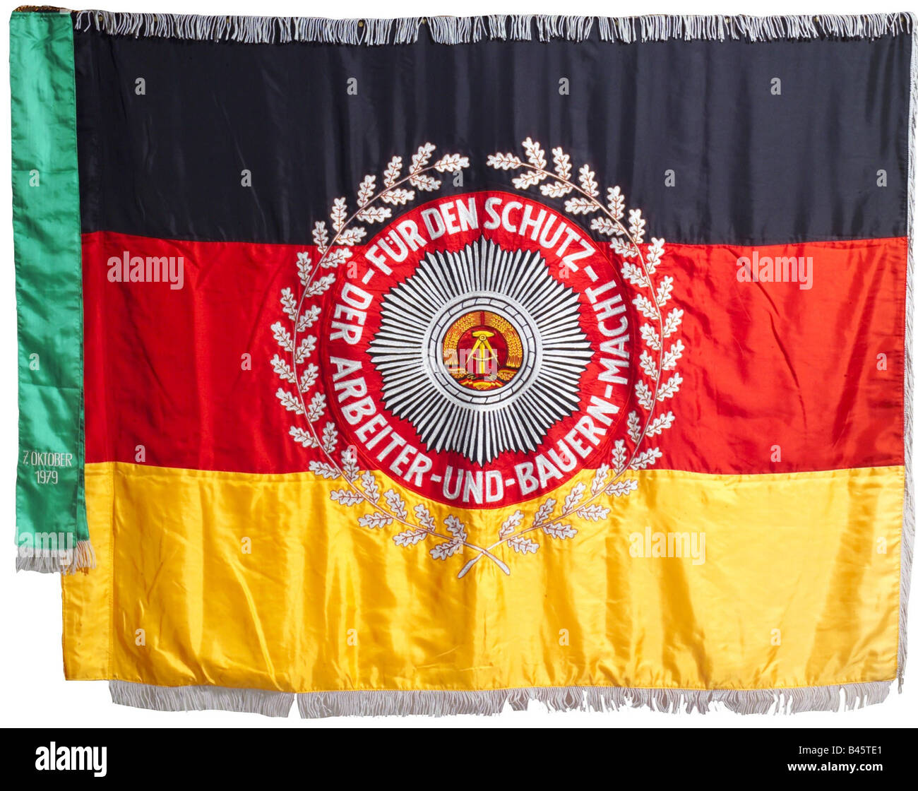 Heraldry, couleurs, Allemagne, République démocratique allemande 1949 - 1990, couleur de l'unité de police, XXe siècle, Banque D'Images