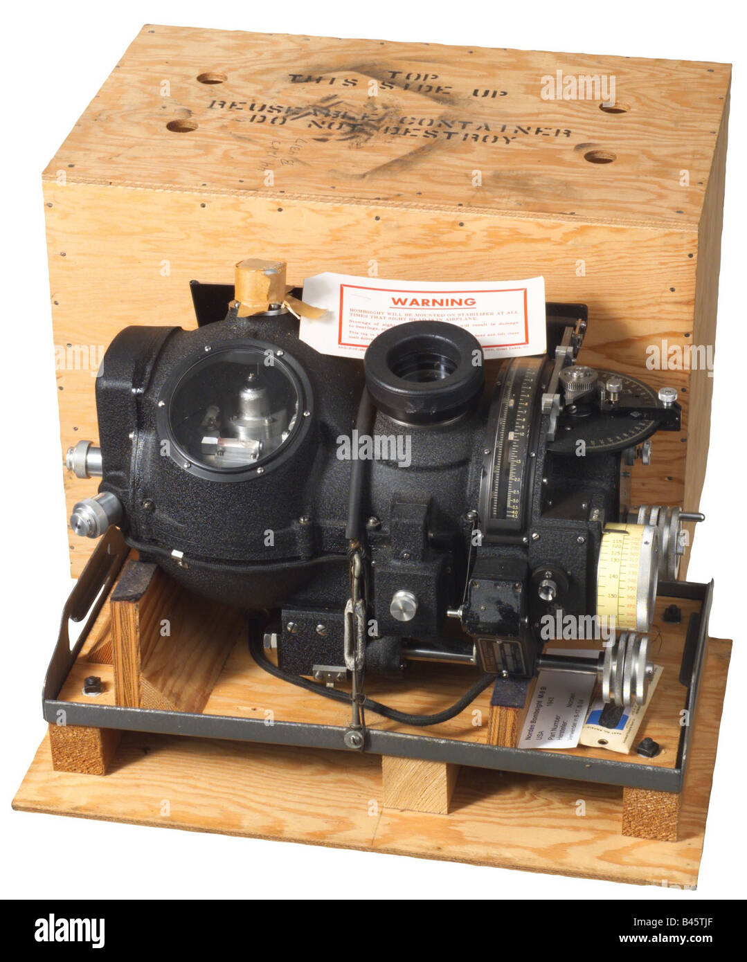 Événement, seconde Guerre mondiale/seconde Guerre mondiale, guerre aérienne, équipement, Allemagne, instruments, Bombsight Type M 9, US Army Air Force, , Banque D'Images