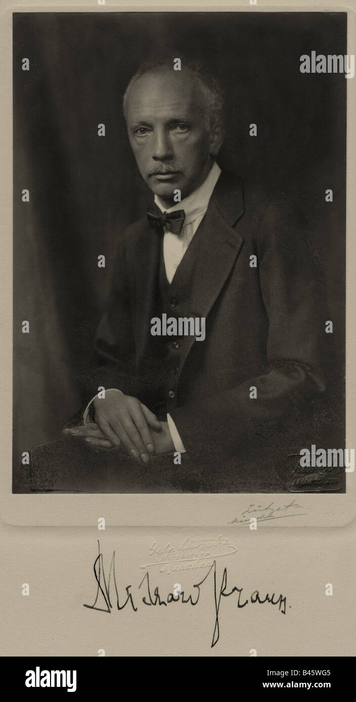 Strauss, Richard, 11.6.1864 - 8.9.1949, compositeur et chef d'orchestre allemand, demi-longueur, photographie, Banque D'Images