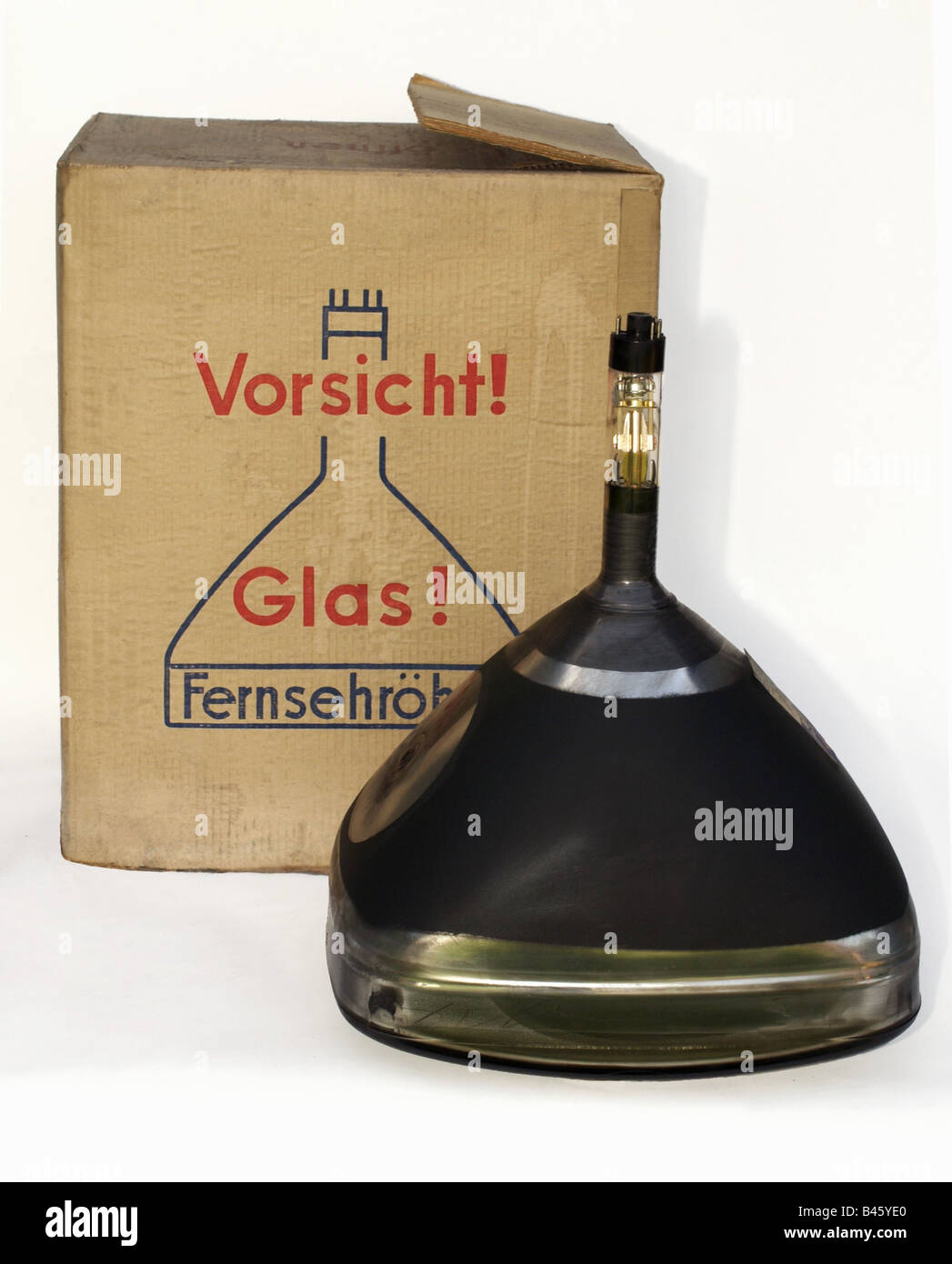 Boradcast / télévision, équipement, tube cathodique de Valvo, Allemagne, 1956, Banque D'Images