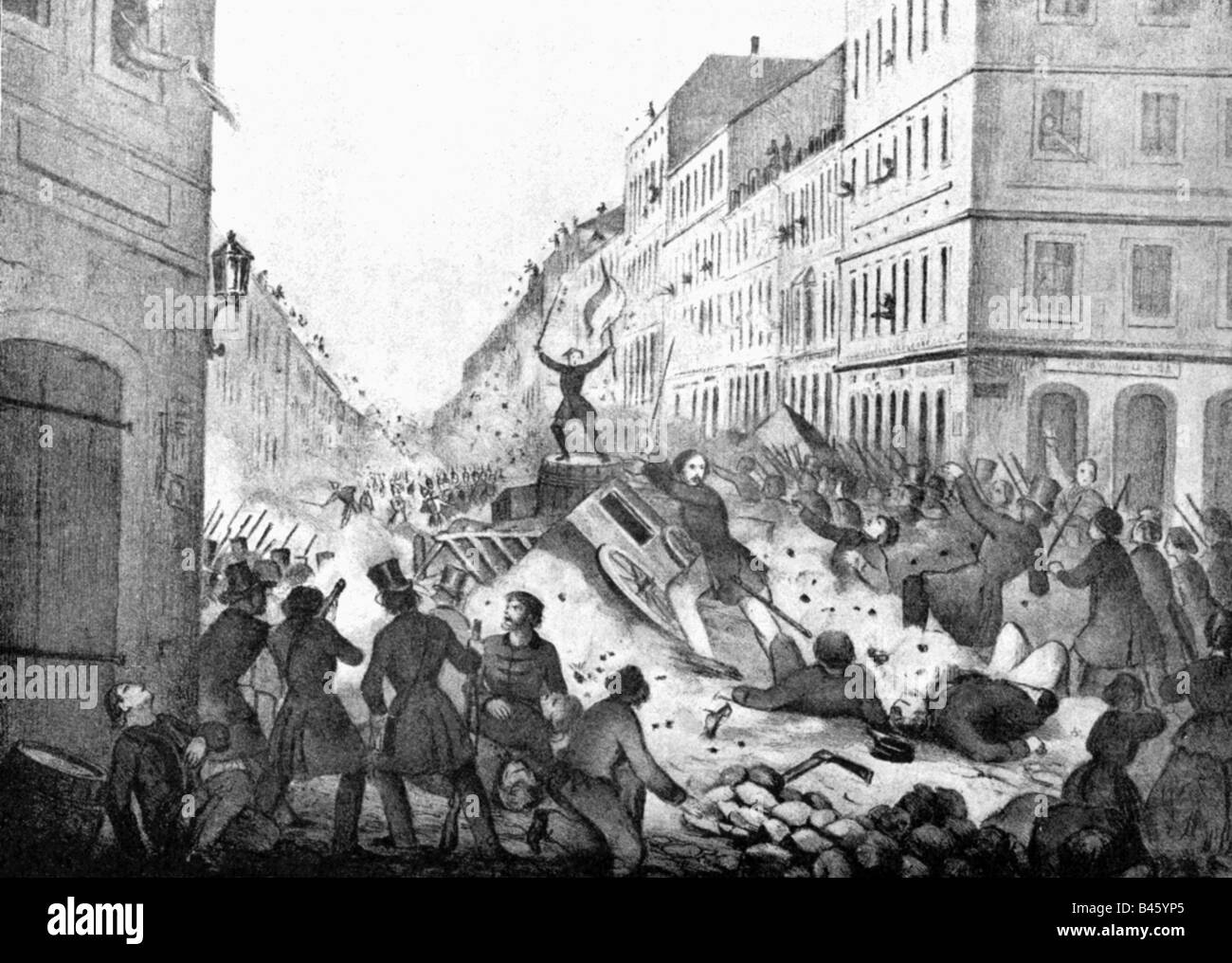 événements Tours 1848 1849 Lallemagne La Prusse La - 