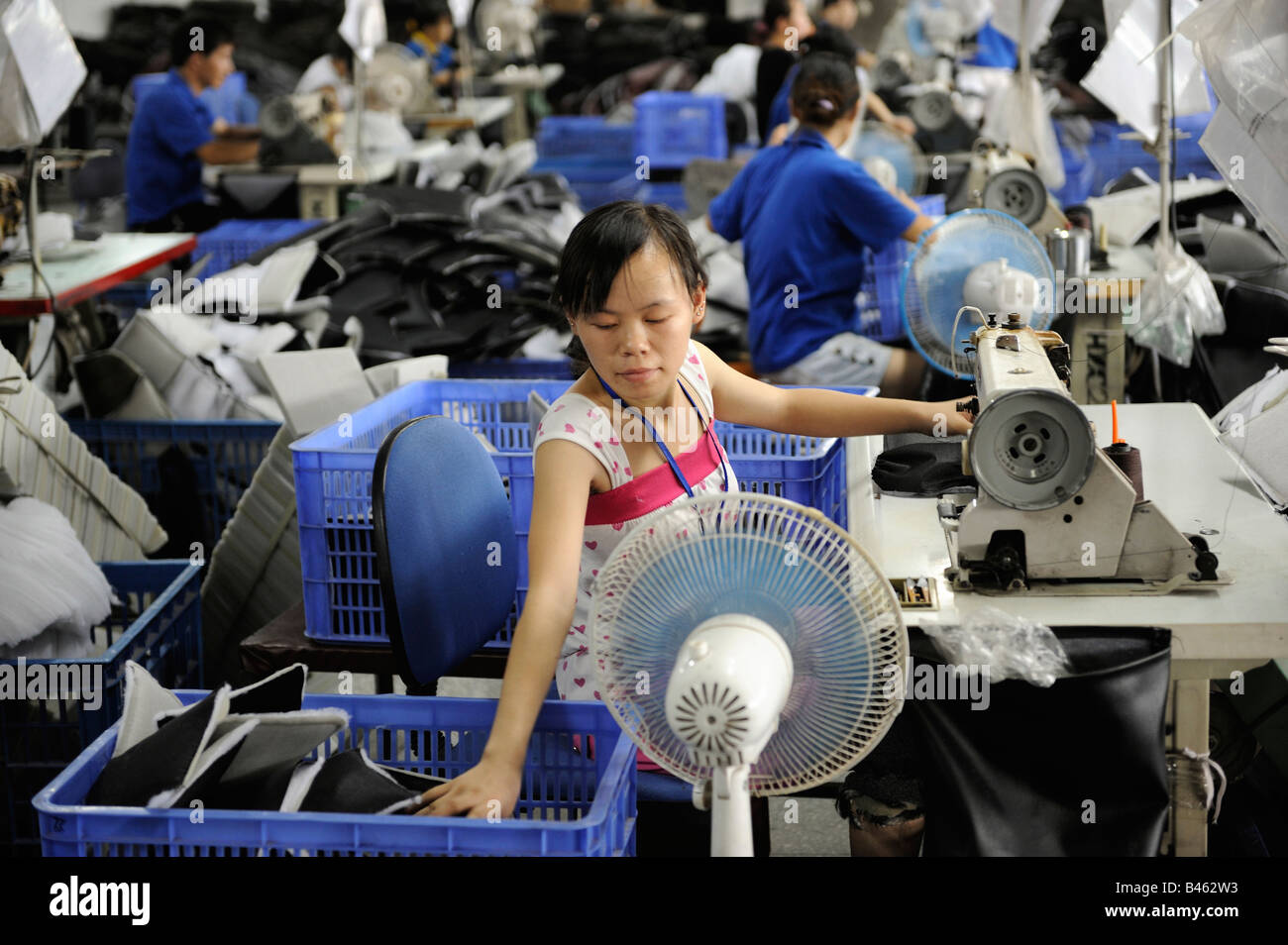 Capitale de Taïwan fabrique de meubles à Huizhou, Guangdong, Chine. 21-Sep-2008 Banque D'Images