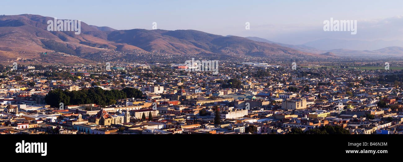 Paysage urbain d'Oaxaca, Mexique Banque D'Images