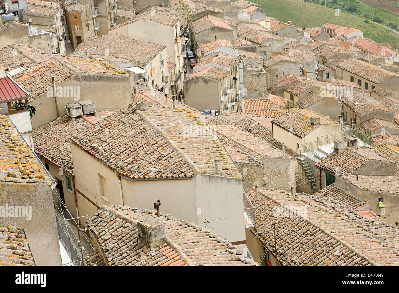 Gangi Sicile Banque D'Images