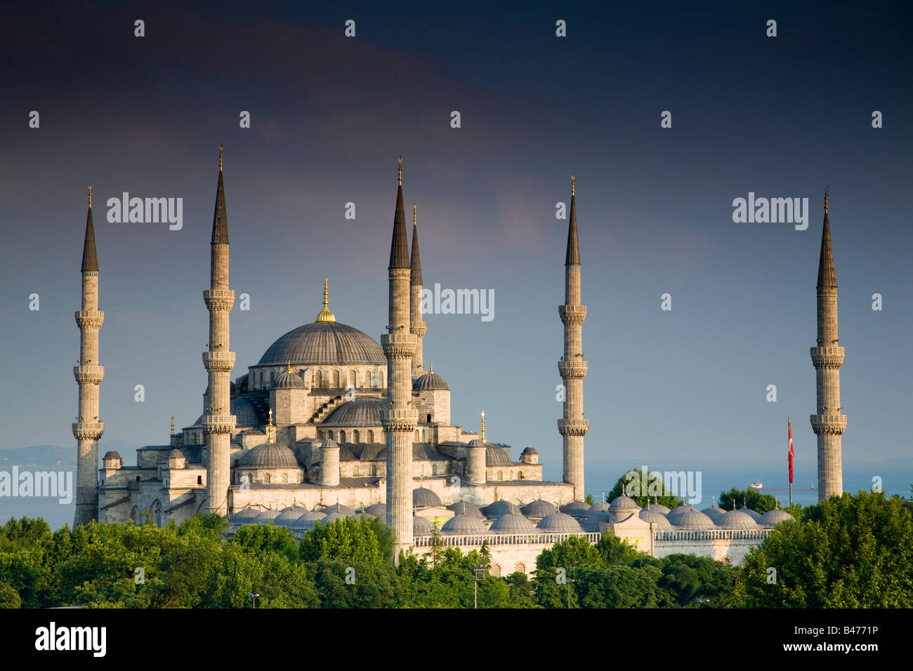 Mosquée Sultan Ahmed Mosquée Bleue Istanbul Turquie Banque D'Images