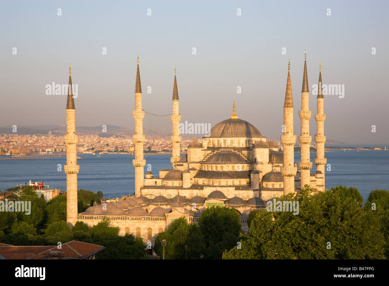 Turquie Istanbul La Mosquée Bleue La Mosquée du Sultan Ahmed Banque D'Images