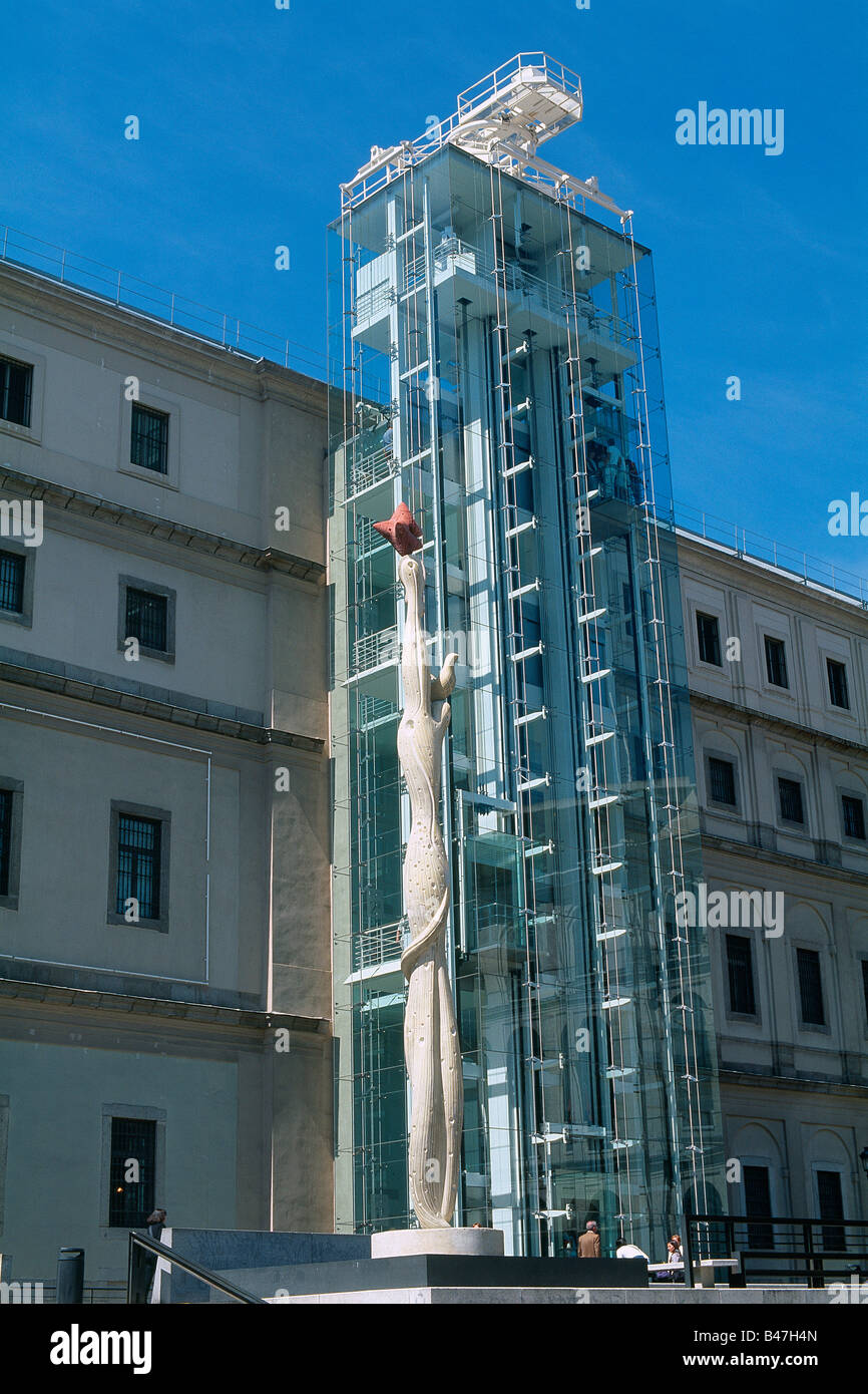 Espagne - Madrid - Centro de Arte Reina Sofia - Centre d'Art de la Reine Sofia - Musée d'art moderne du xxe siècle - Banque D'Images