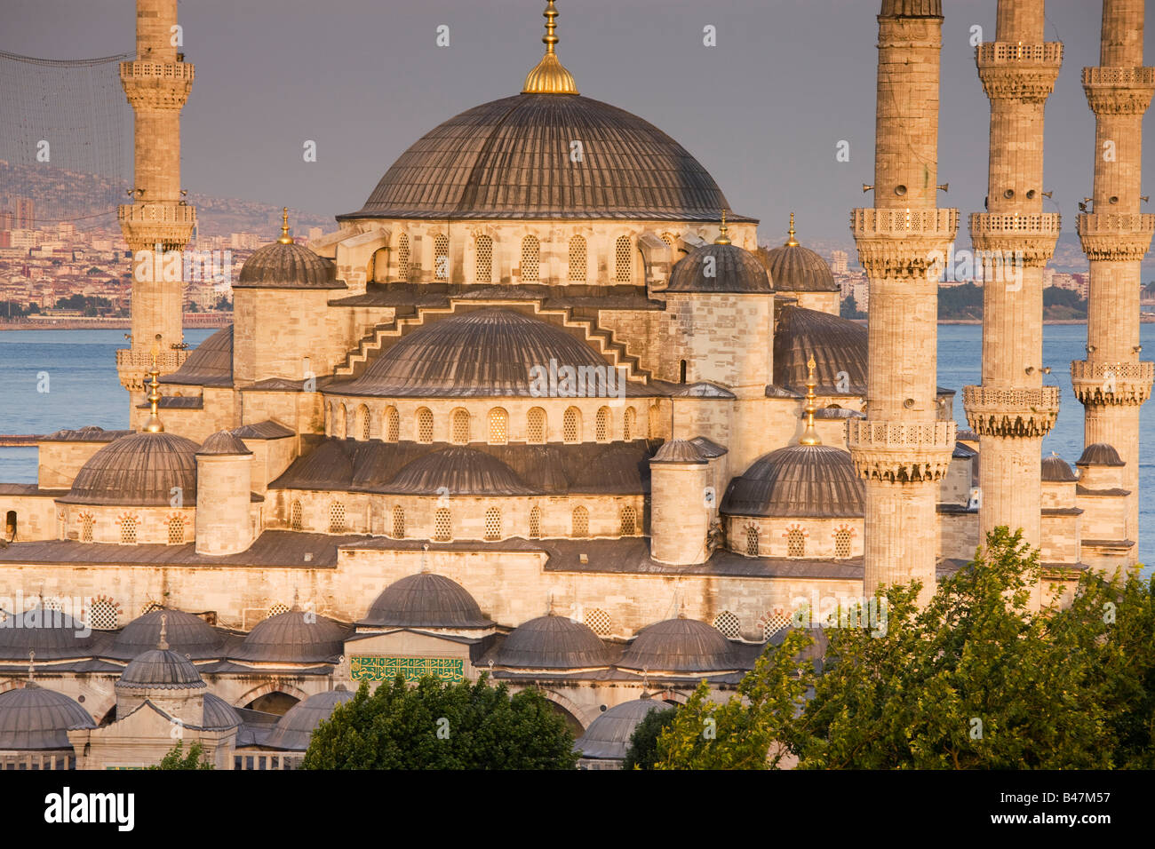 Turquie Istanbul La Mosquée Bleue La Mosquée du Sultan Ahmed Banque D'Images