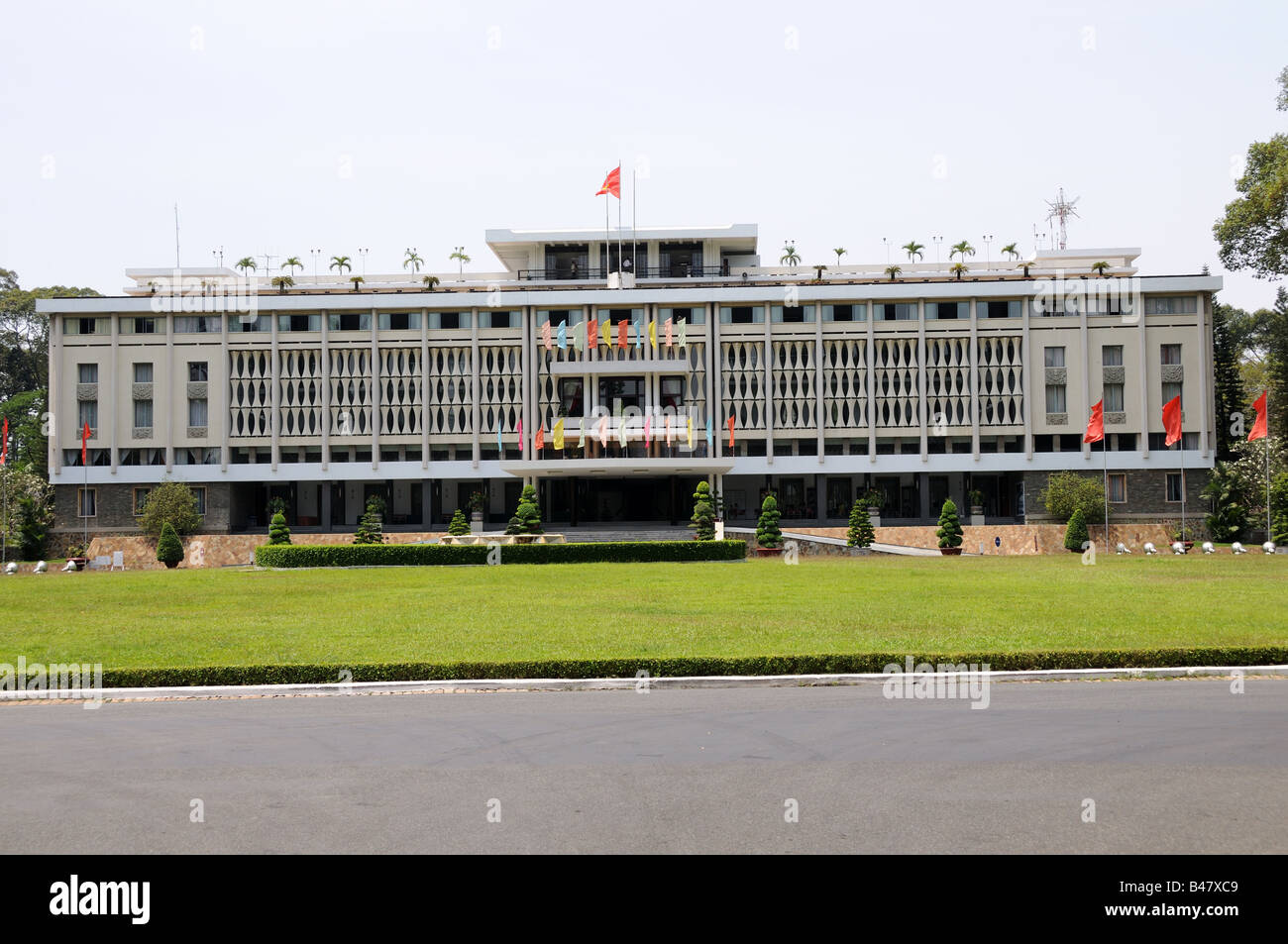 Palais de la réunification Ho Chi Minh Ville Viernam Banque D'Images