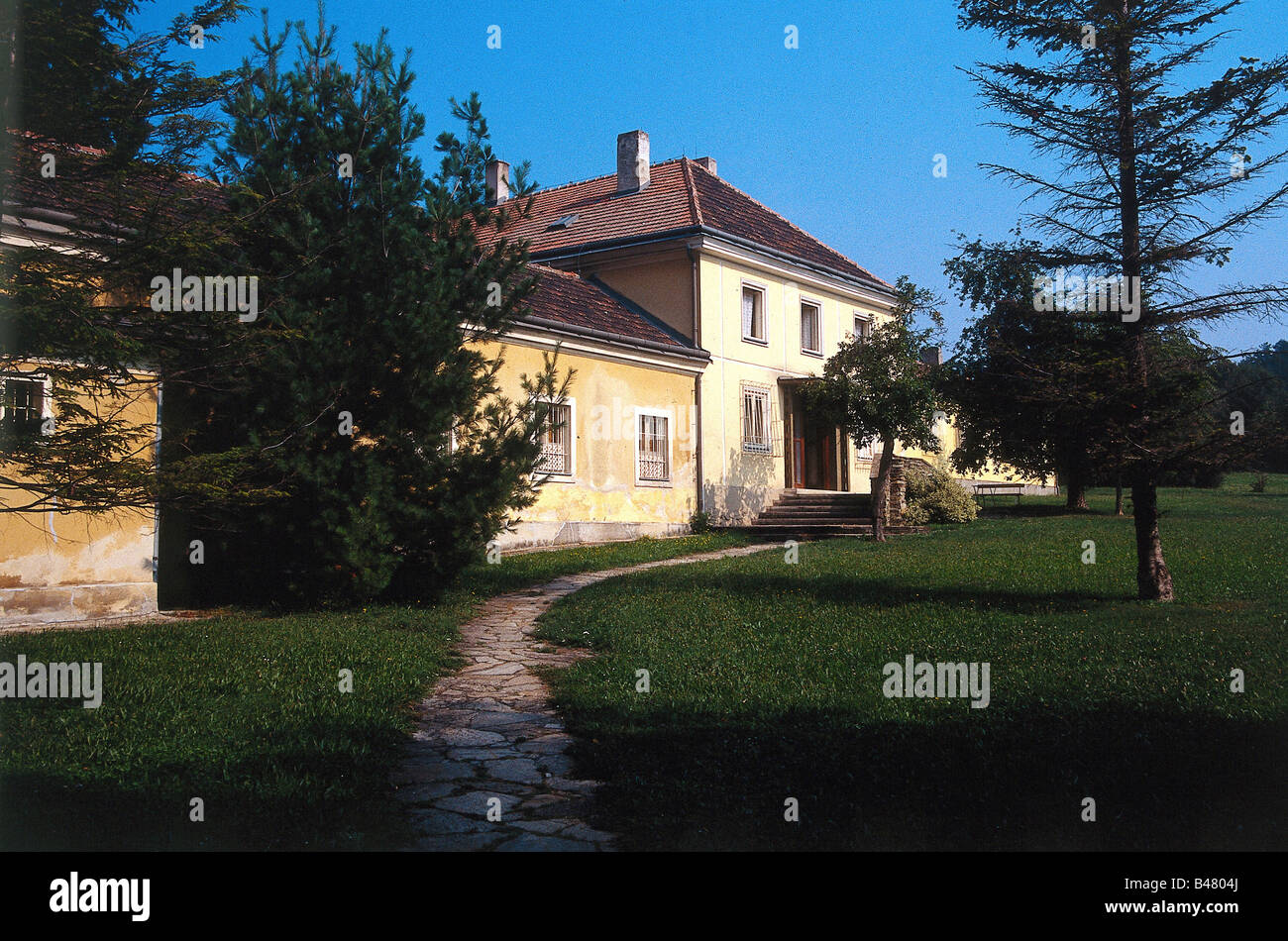 Géographie / voyage, Autriche, Basse-Autriche, Mayerling, château de Mayerling, en 1888 couronne le prince Rudolf y est mort, suicide commis, bâtiment arrière, , Banque D'Images