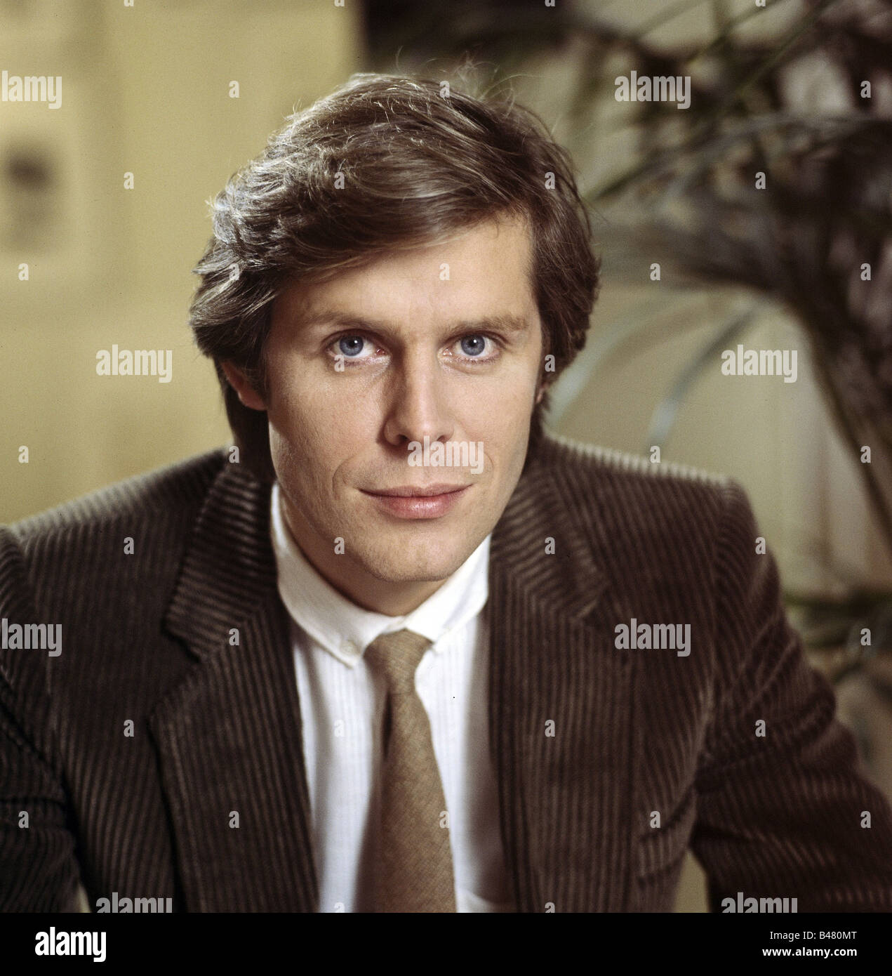 Solbach, Sigmar, * 3.10.1946, acteur allemand, portrait, émission de télévision 'Es ist Liebe', ZDF, 1979, Banque D'Images