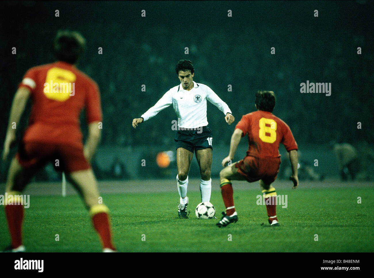 Sport / le sport, soccer, football, championnat d'Allemagne contre le Pays de Galles, à Wrexham, Wales (0:2), 5.2.1979, Banque D'Images