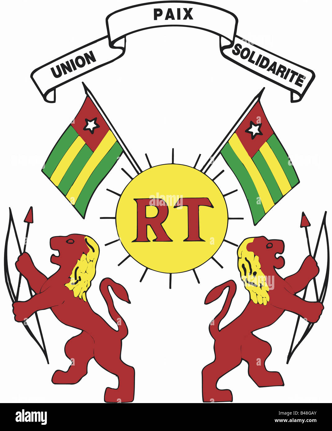 Héraldique, blason, Togo, , Additional-Rights Clearance-Info-Not-Available  Photo Stock - Alamy