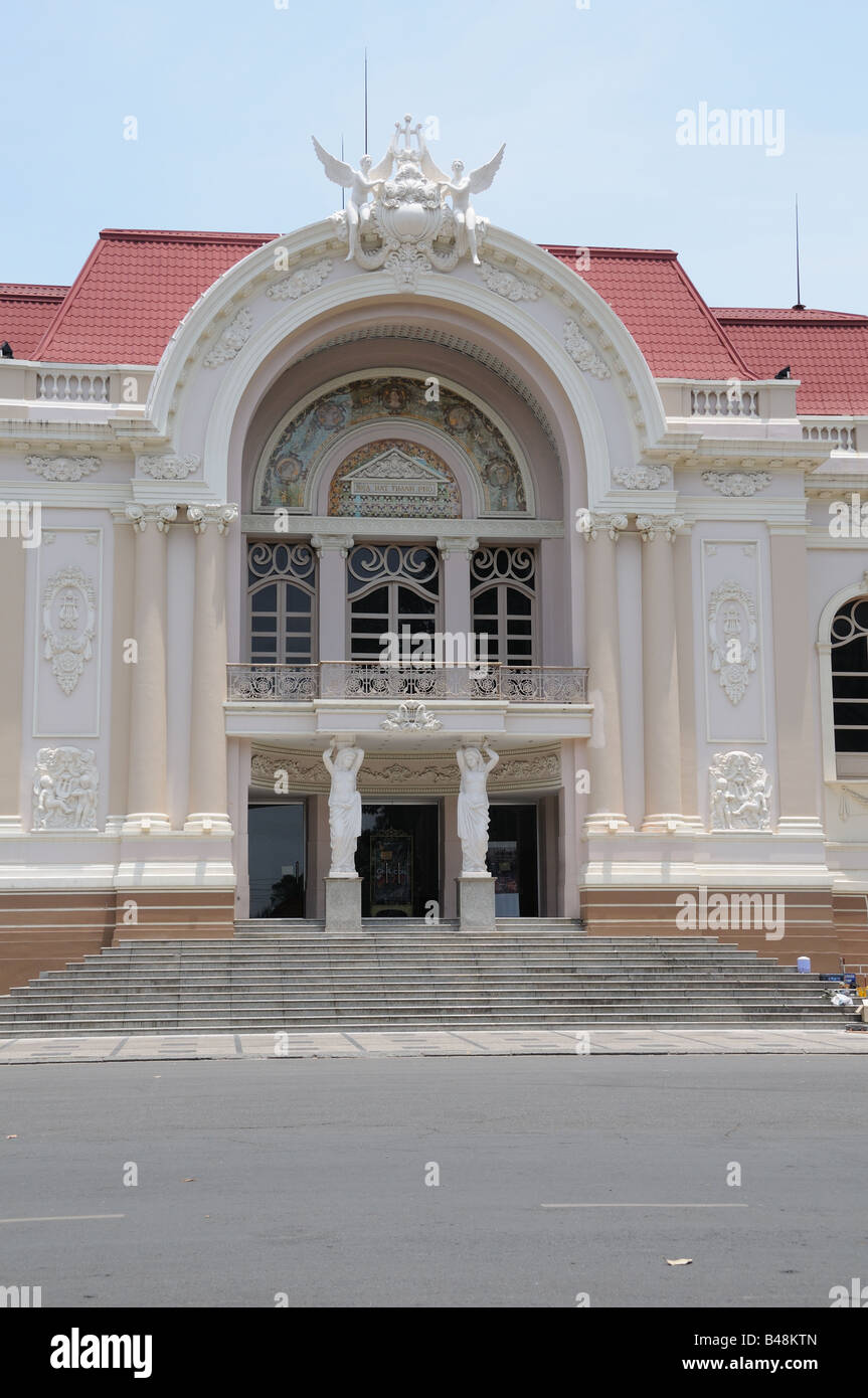 Opera House Ho Chi Minh City Vietnam Banque D'Images