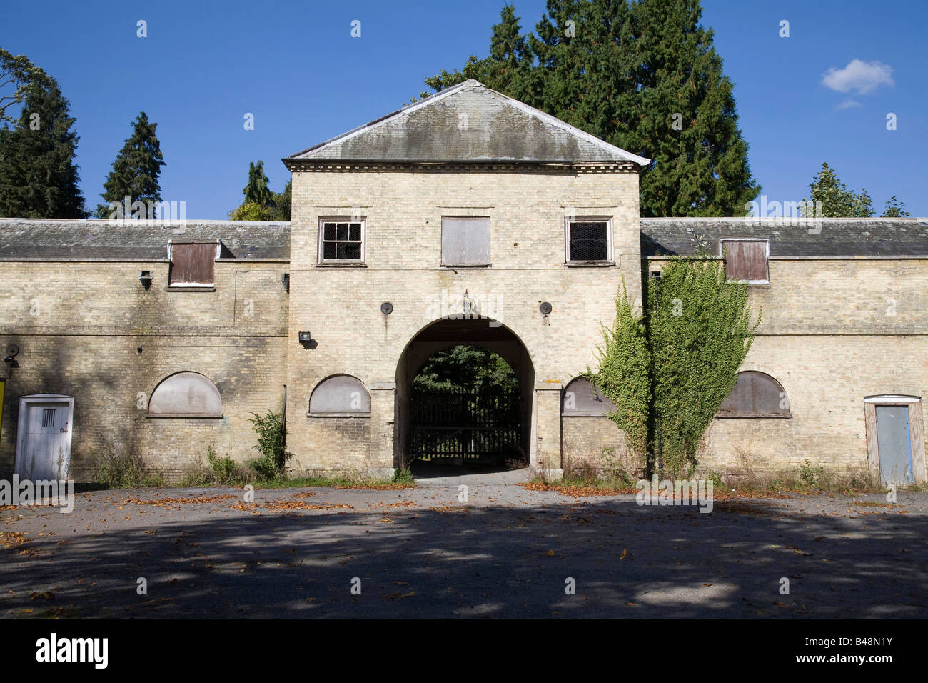 Maison Stanmer Stable Block Banque D'Images