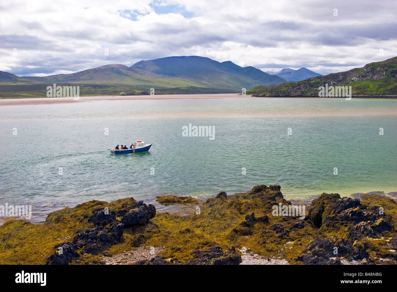 Ferry à Cape Wrath Kyle of Durness Sutherland Ecosse Grande-Bretagne UK 2008 Banque D'Images