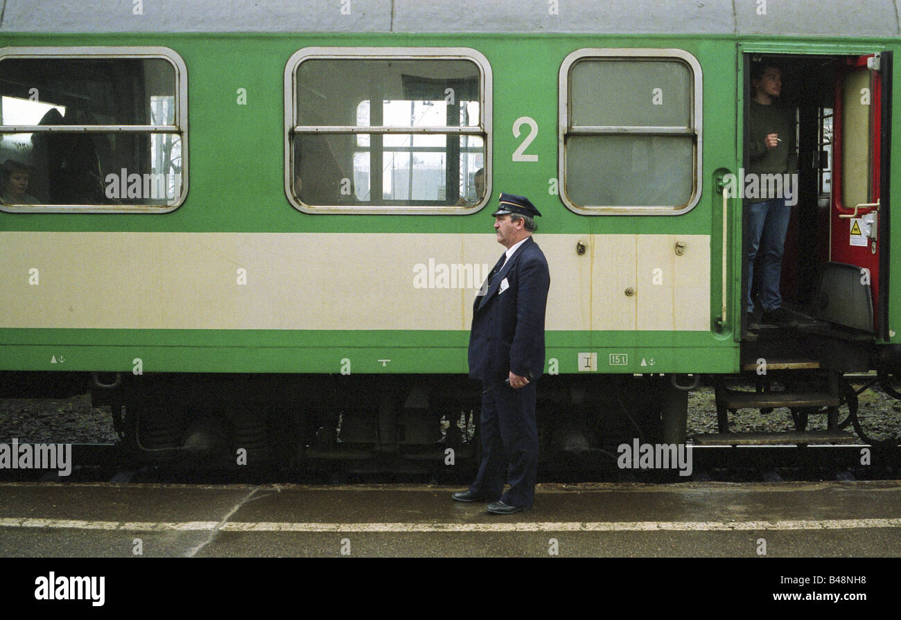 Former des chemins de fer polonais, PKP, Pologne Banque D'Images