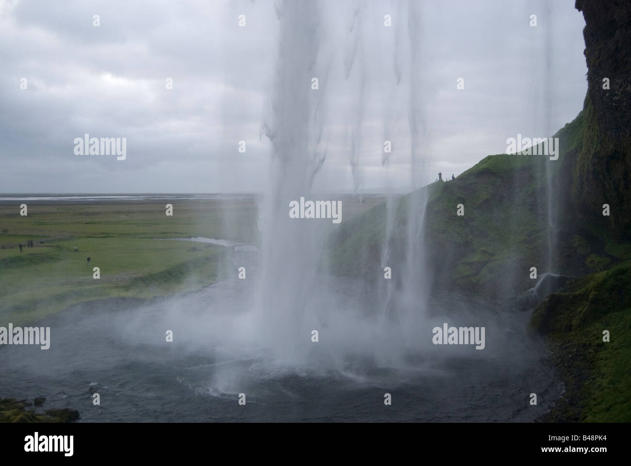 Cascade de Seljalandsfoss en Islande Banque D'Images