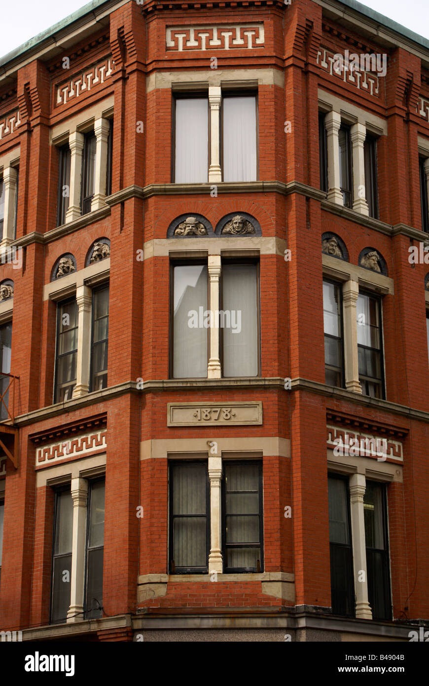 Bâtiment victorien situé dans la ville de Saint John, Nouveau-Brunswick, Canada Banque D'Images