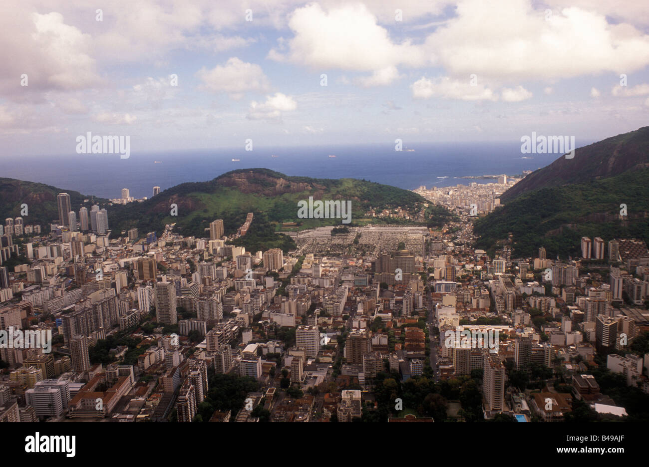 Aereal view of Rio de Janeiro bazil Banque D'Images