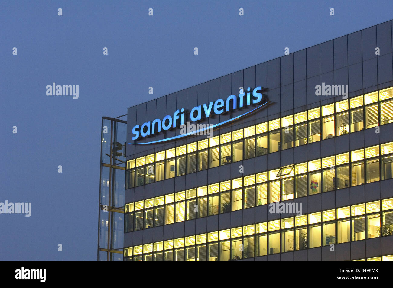 Siège de Sanofi Aventis, Berlin, Allemagne Banque D'Images