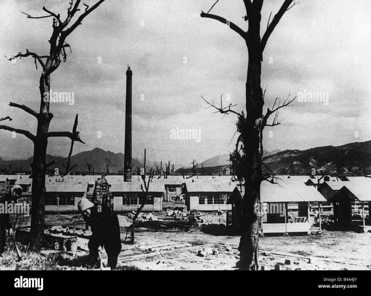 Géographie / voyages, Japon, Hiroshima, reconstruction, 1946, Banque D'Images