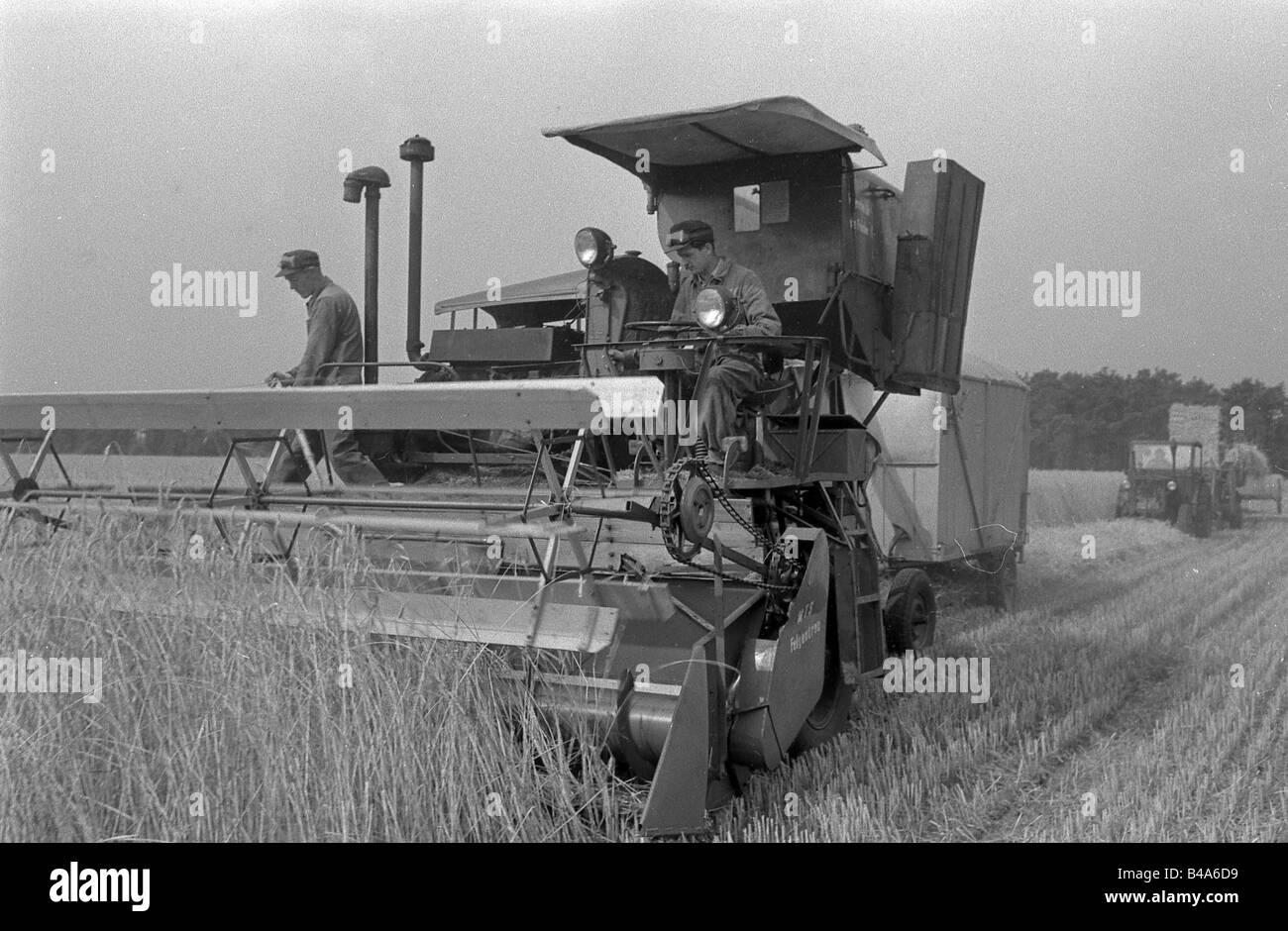 Géographie/voyages, Allemagne, République démocratique allemande, agriculture, récolte, district de Leipzig, 1967, Banque D'Images