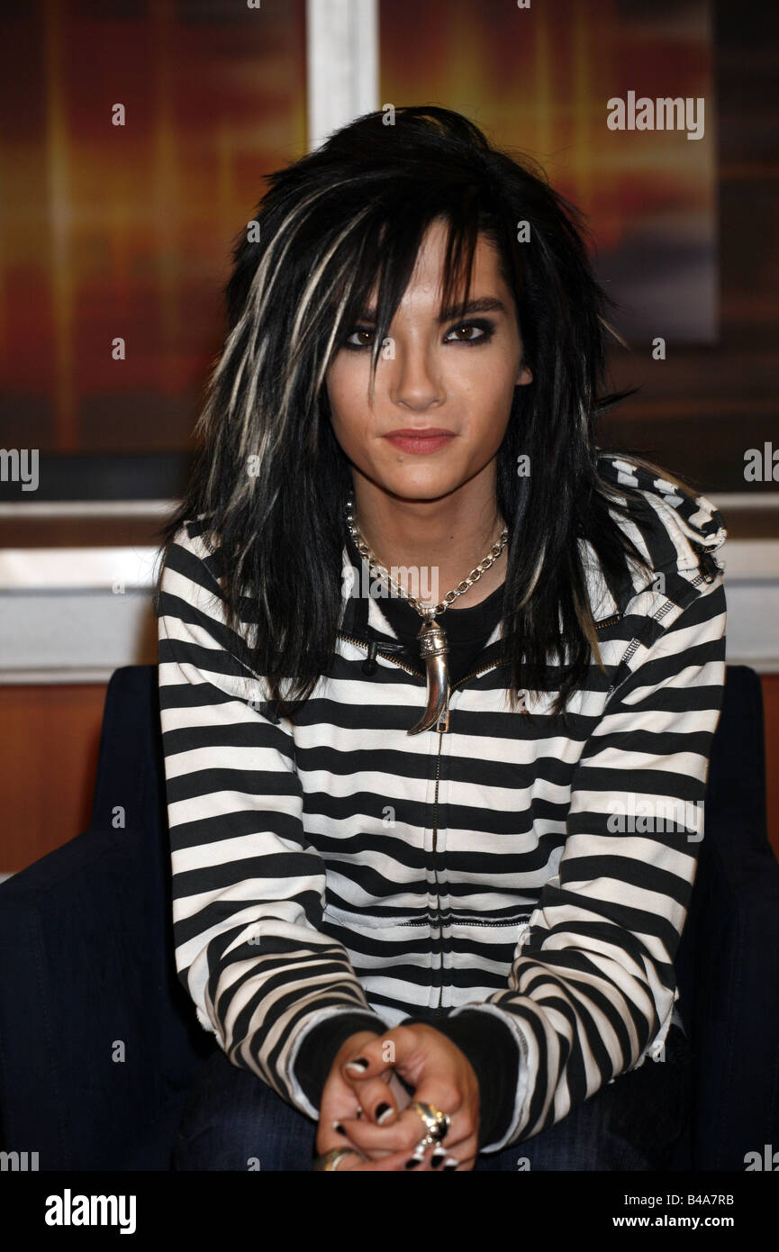 Kaulitz, Bill, * 1.9.1989, chanteur allemand, demi-longueur, invité à l'émission de télévision 'Johannes B. Kerner', Hambourg, 28.2.2007, Banque D'Images