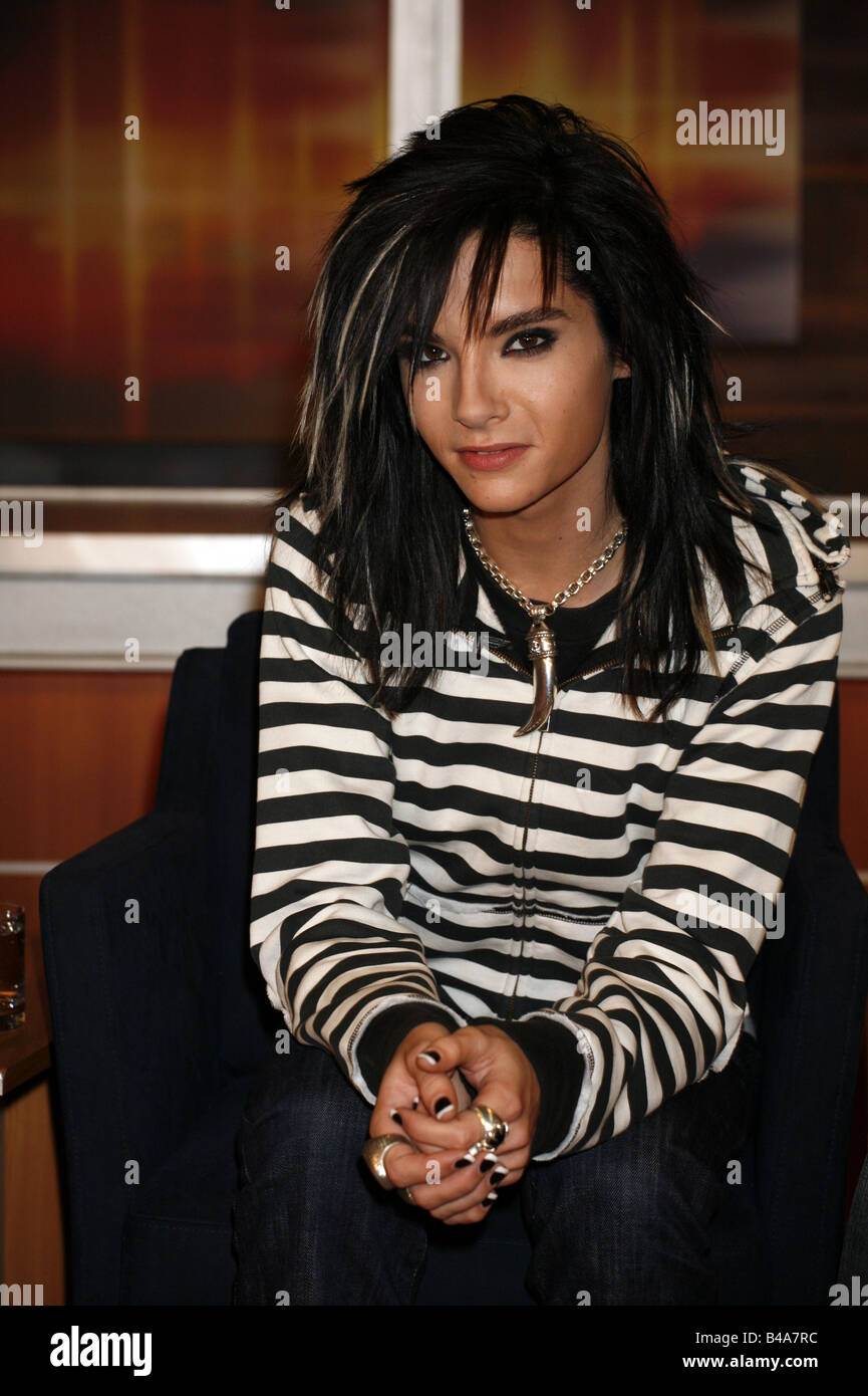 Kaulitz, Bill, * 1.9.1989, chanteur allemand, demi-longueur, invité à l'émission de télévision 'Johannes B. Kerner', Hambourg, 28.2.2007, Banque D'Images