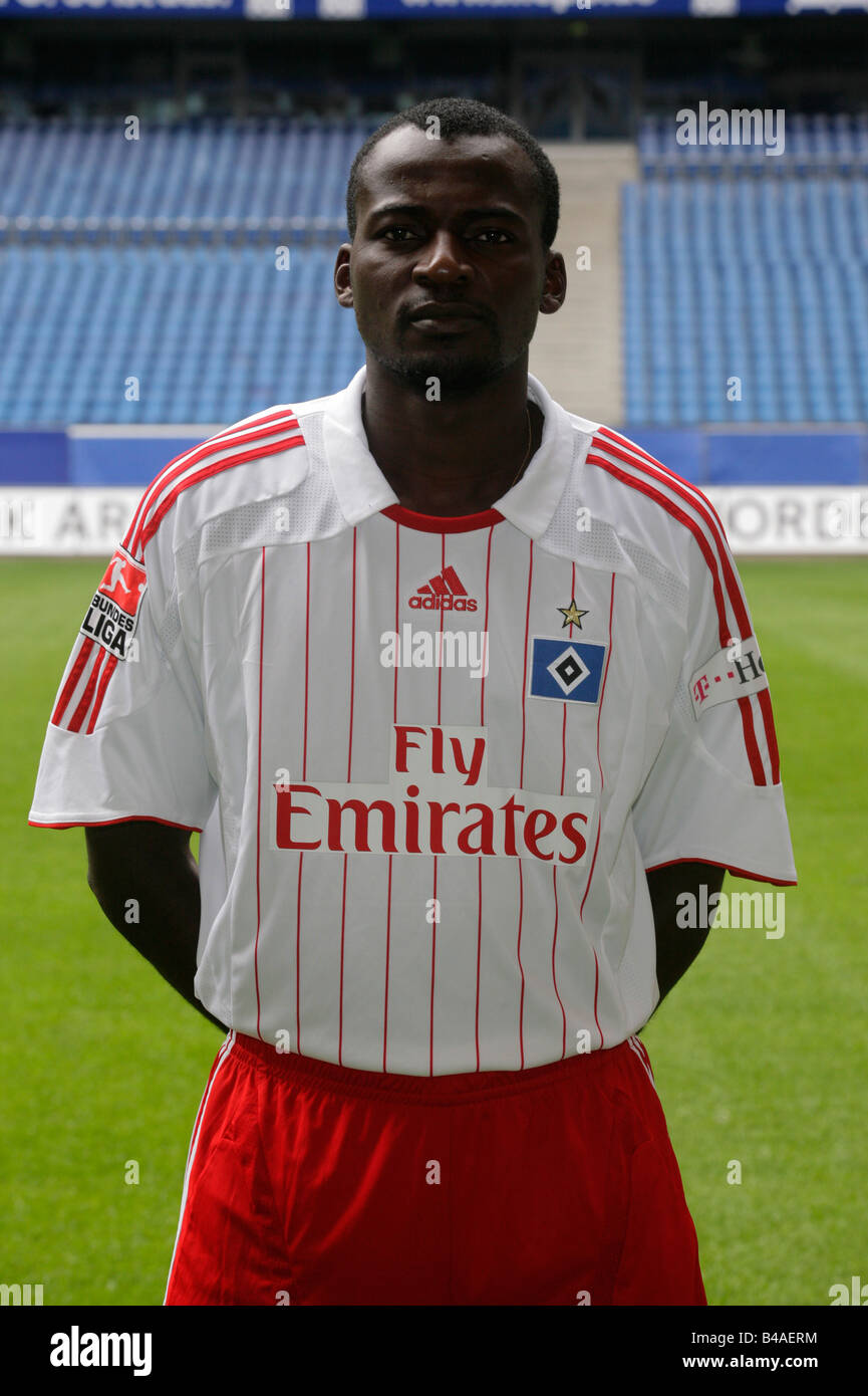 Atouba, Thimothee, * 17.2.1982, athlète camerounais (football), demi-longueur, joueur de Hamburg Sports Club (HSV), saison 2007 / 2008, Banque D'Images