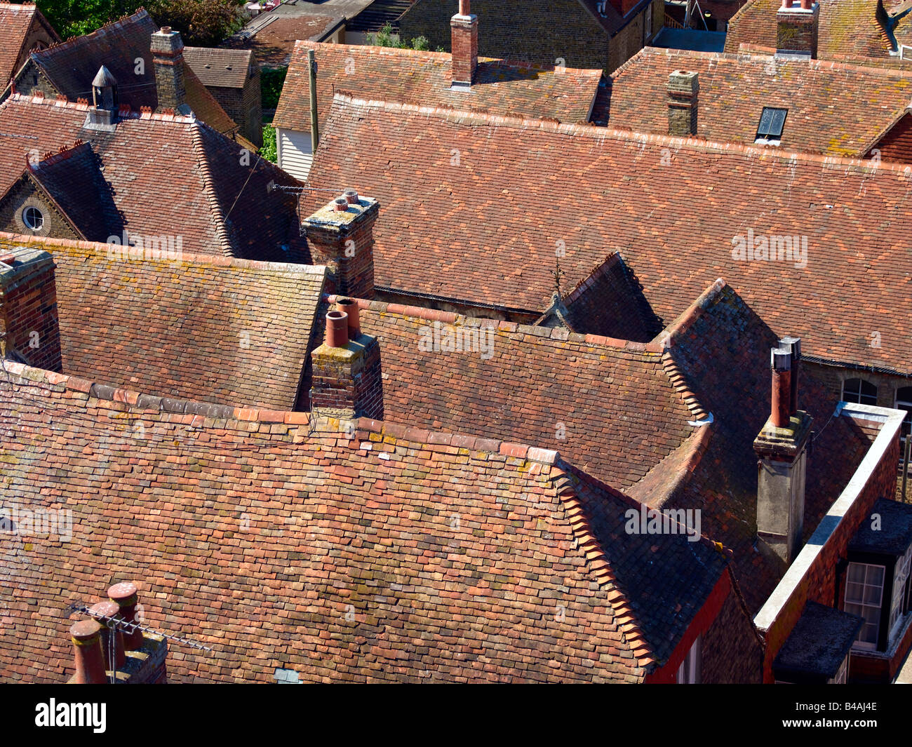 Les Toits de seigle, citadelle Cinque Port Banque D'Images