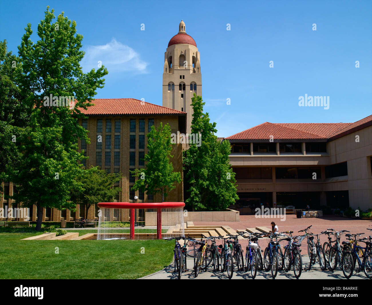 L'Université de Stanford, Hoover Tower Banque D'Images