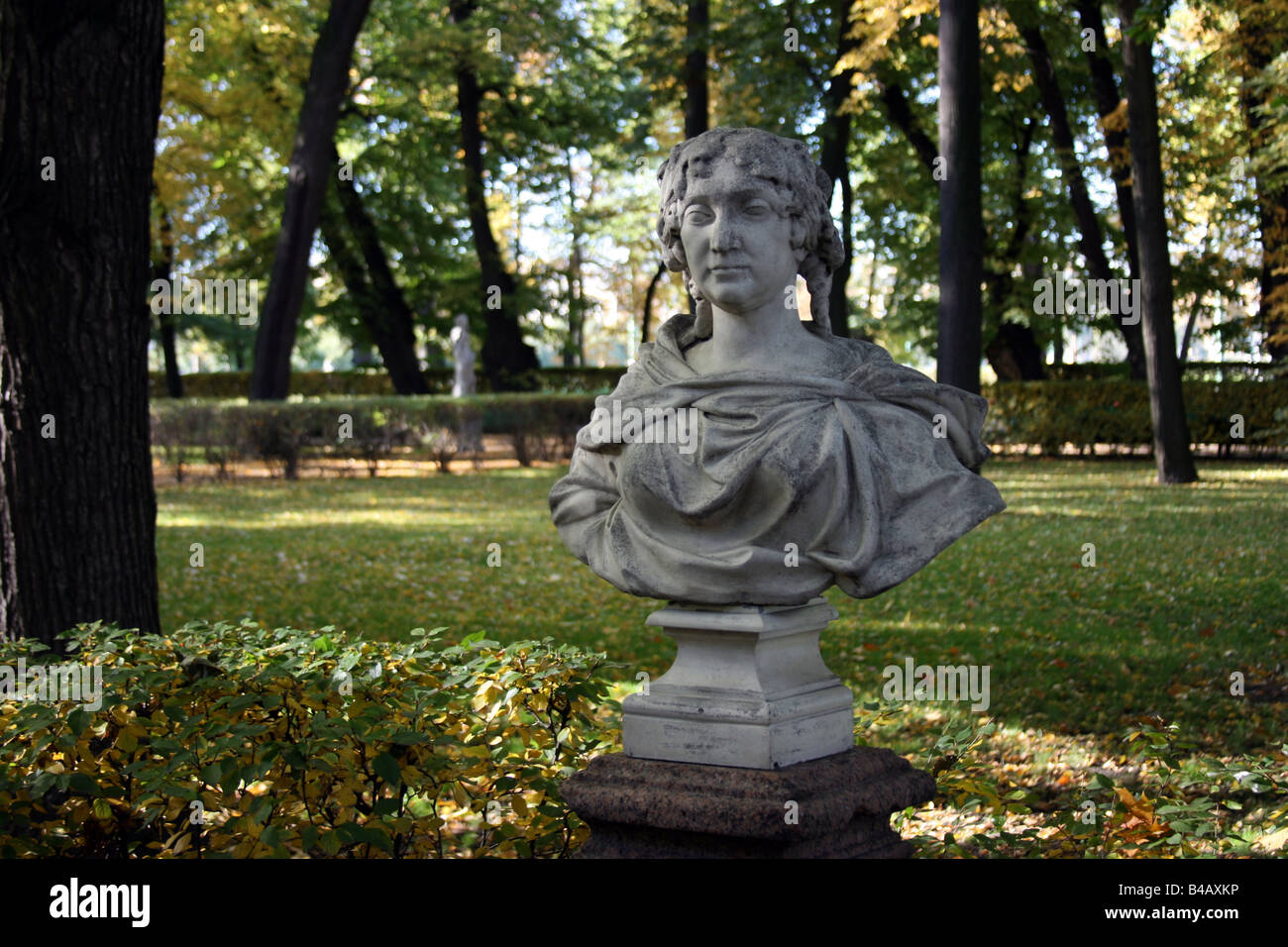 Le jardin d'été, Saint-Pétersbourg, Russie Banque D'Images