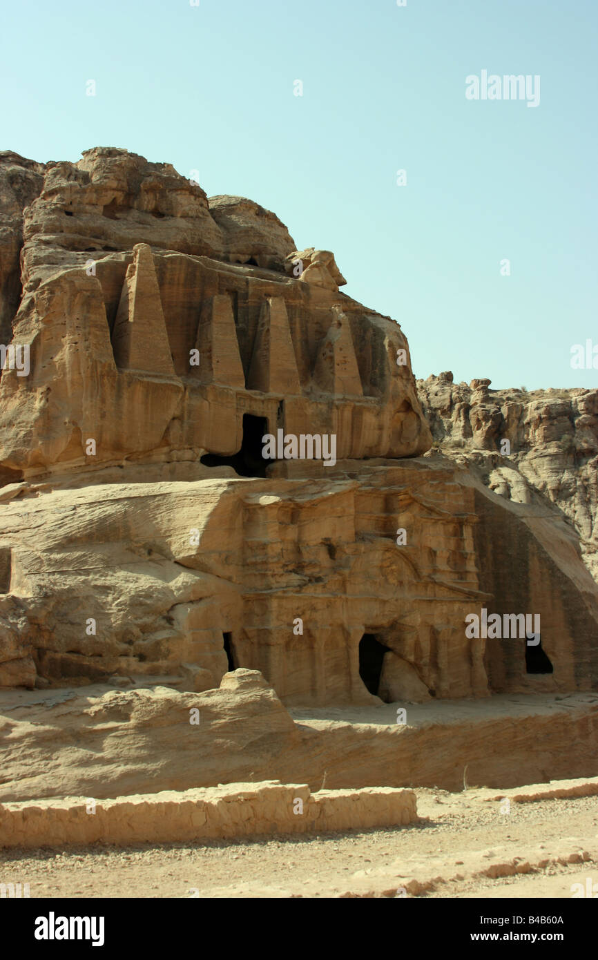 Al-Siq, Petra, Jordanie Banque D'Images