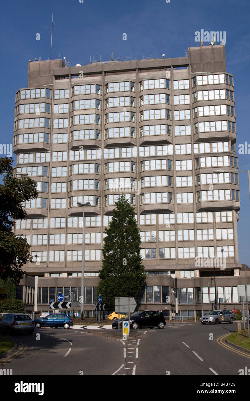 Comté de Bucks hall building Aylesbury Buckinghamshire Angleterre, Royaume-Uni. Banque D'Images