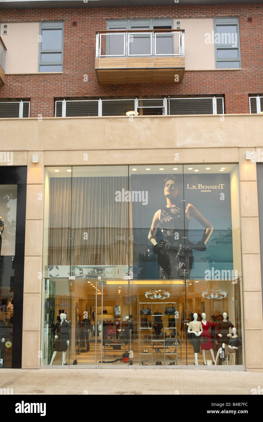 L K Bennett new retail fashion store shop à Quakers Friars à Bristol en Angleterre septembre 2008 Banque D'Images