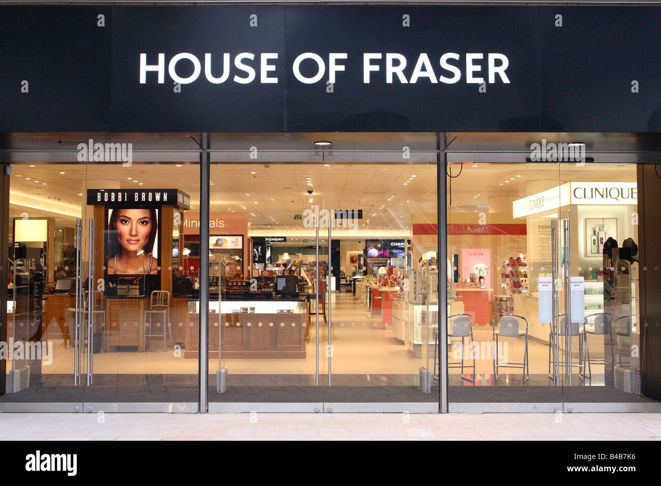 House of Fraser department store nouvelle succursale est ouverte à centre commercial Cabot Circus Bristol Angleterre en septembre 2008 Banque D'Images