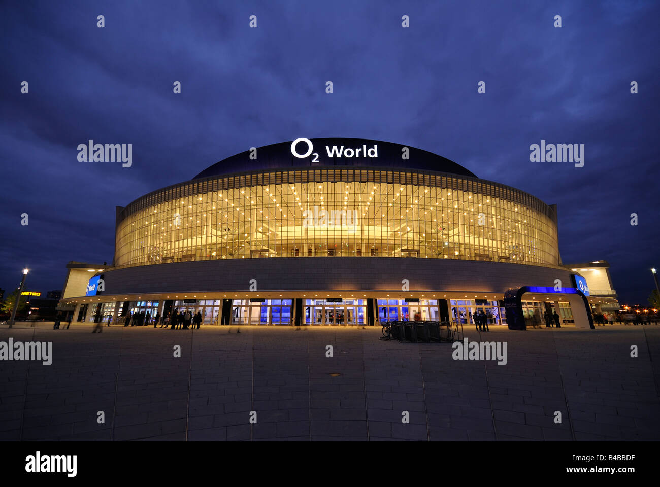 O2, O2 World Arena de the Anschutz Entertainment Group, Berlin Friedrichshain, l'Allemagne, l'Europe. Banque D'Images