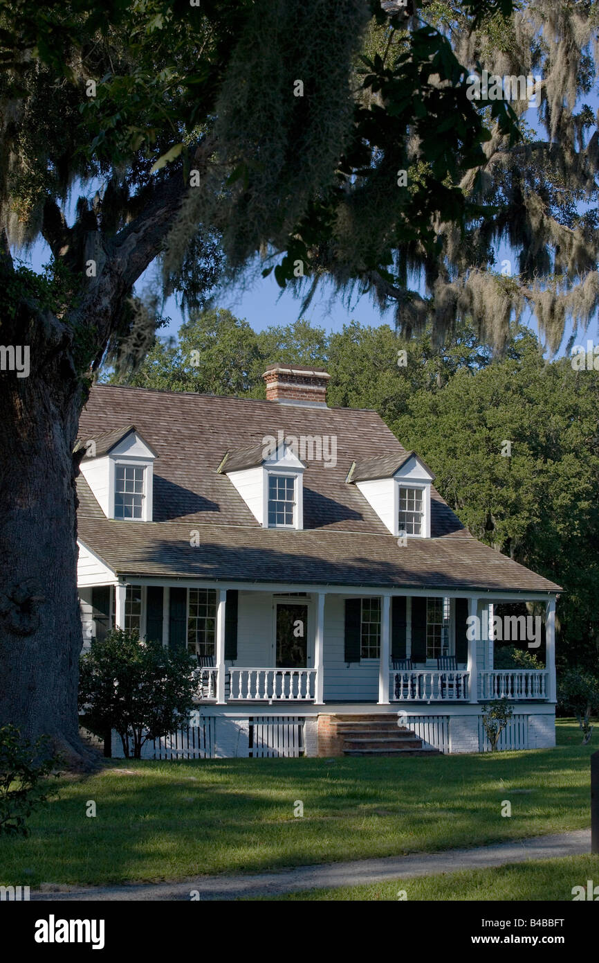 Le dernier reste de la structure à l'ancienne plantations côtières à la Charles Pinckney National Historic Site, à Mount Pleasant S Banque D'Images