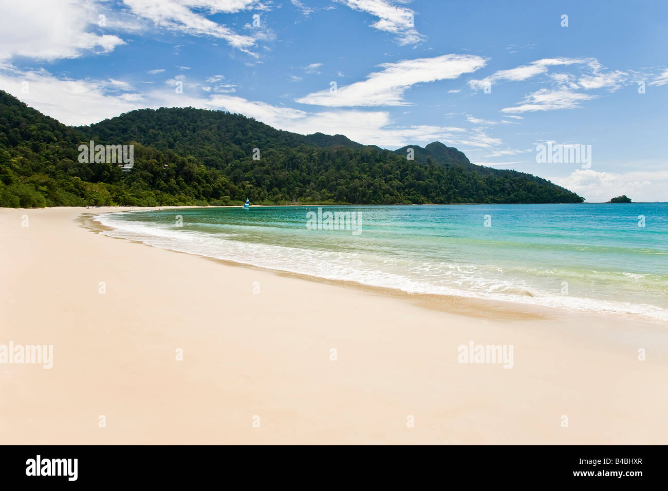 En Asie, la Malaisie, l'île de Langkawi, Pulau Langkawi, la plage et le littoral à Pulau Datai Banque D'Images