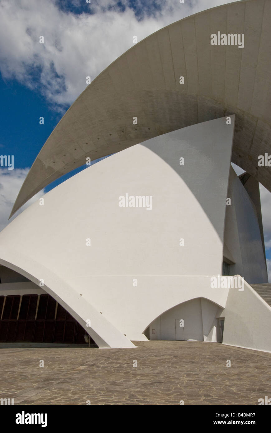 L'architecture spectaculaire de l'Auditorium de Ténérife Santa Cruz de Tenerife Banque D'Images