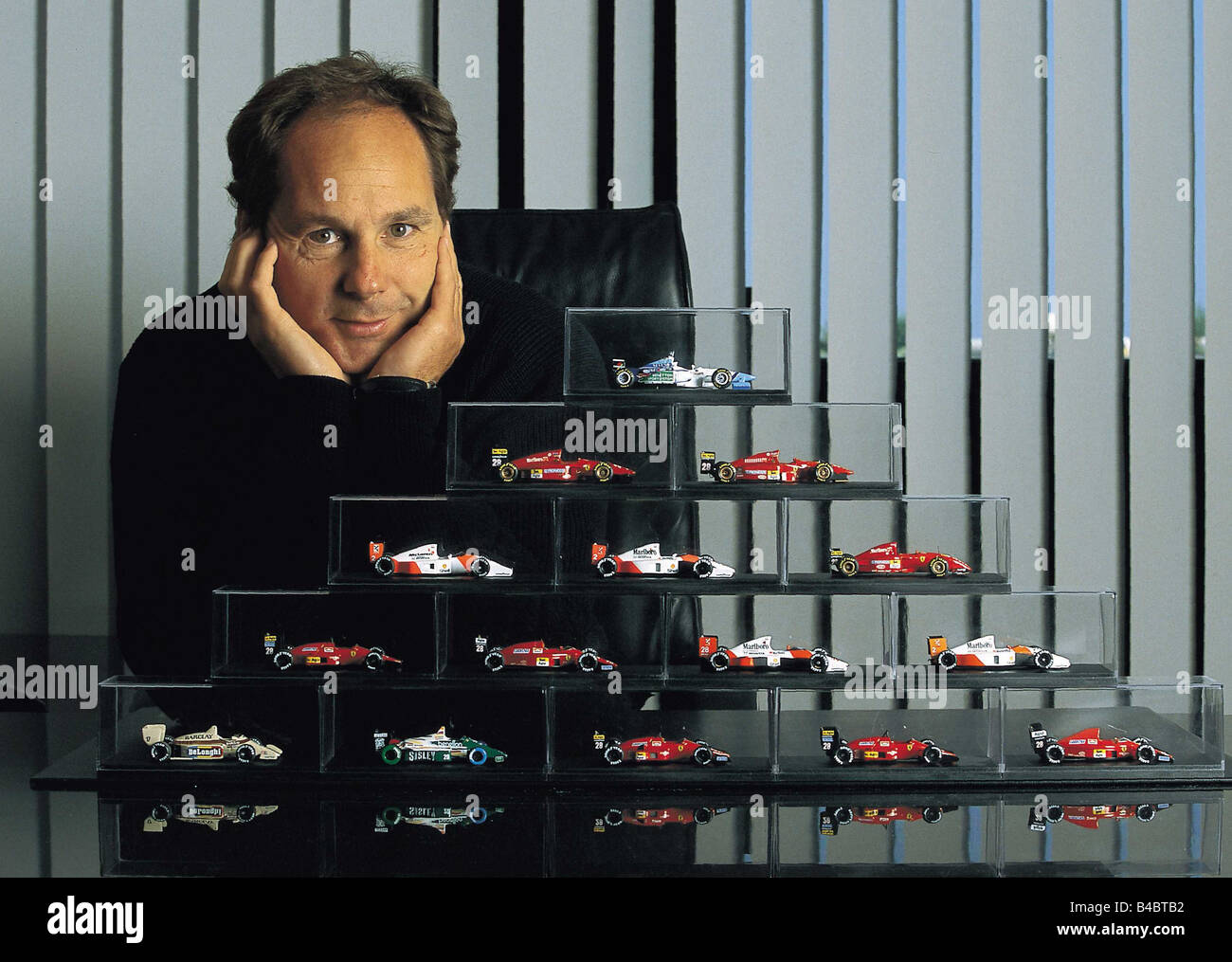 Voiture, personnes, Gerhard Mountainsr, Formel 1, Team Manager William BMW, Berger par tous ses (ses) Formel1 env. (Modèles), Admis Banque D'Images