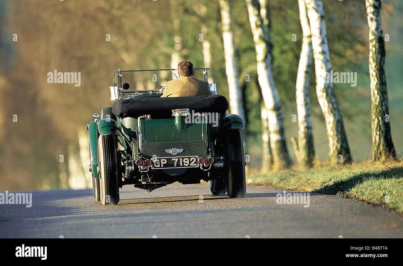 Bentley 8 litre, voiture, roadster, cabriolet, année modèle 1931, Vintage env., à droite, direction juridique, conduite, arrière vi Banque D'Images