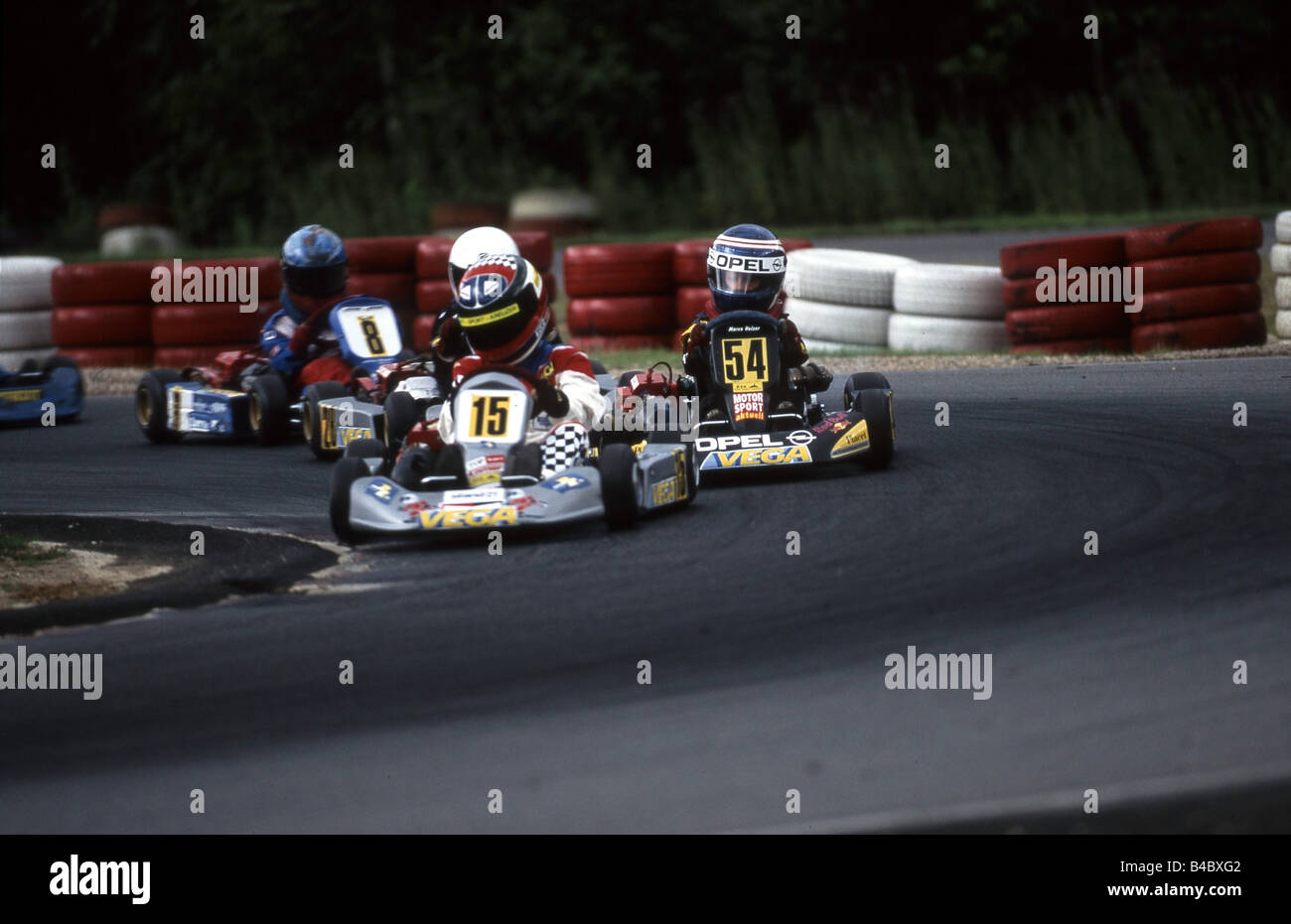 Sport moteur, kart, course, événement, photographe : Frank Herzog Banque D'Images