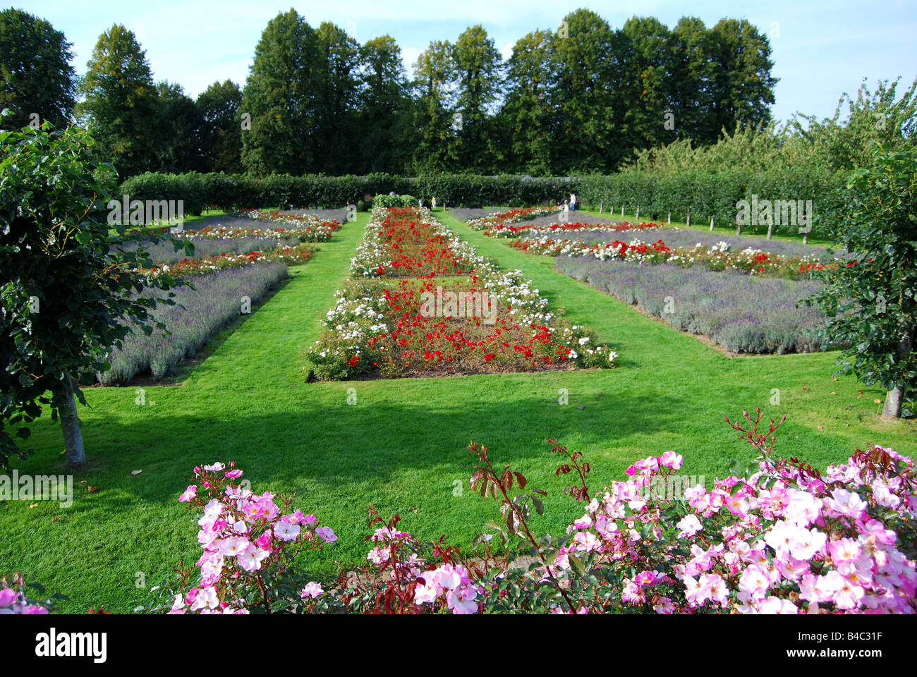 L'Union, Jardin, Penshurst Place and Gardens, Penshurst, Kent, Angleterre, Royaume-Uni Banque D'Images