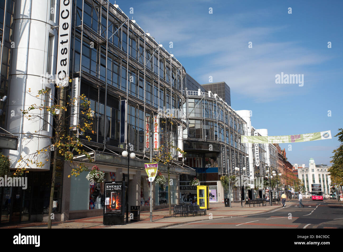 Le centre commercial Castle Court Royal Avenue centre-ville de Belfast en Irlande du Nord uk Banque D'Images