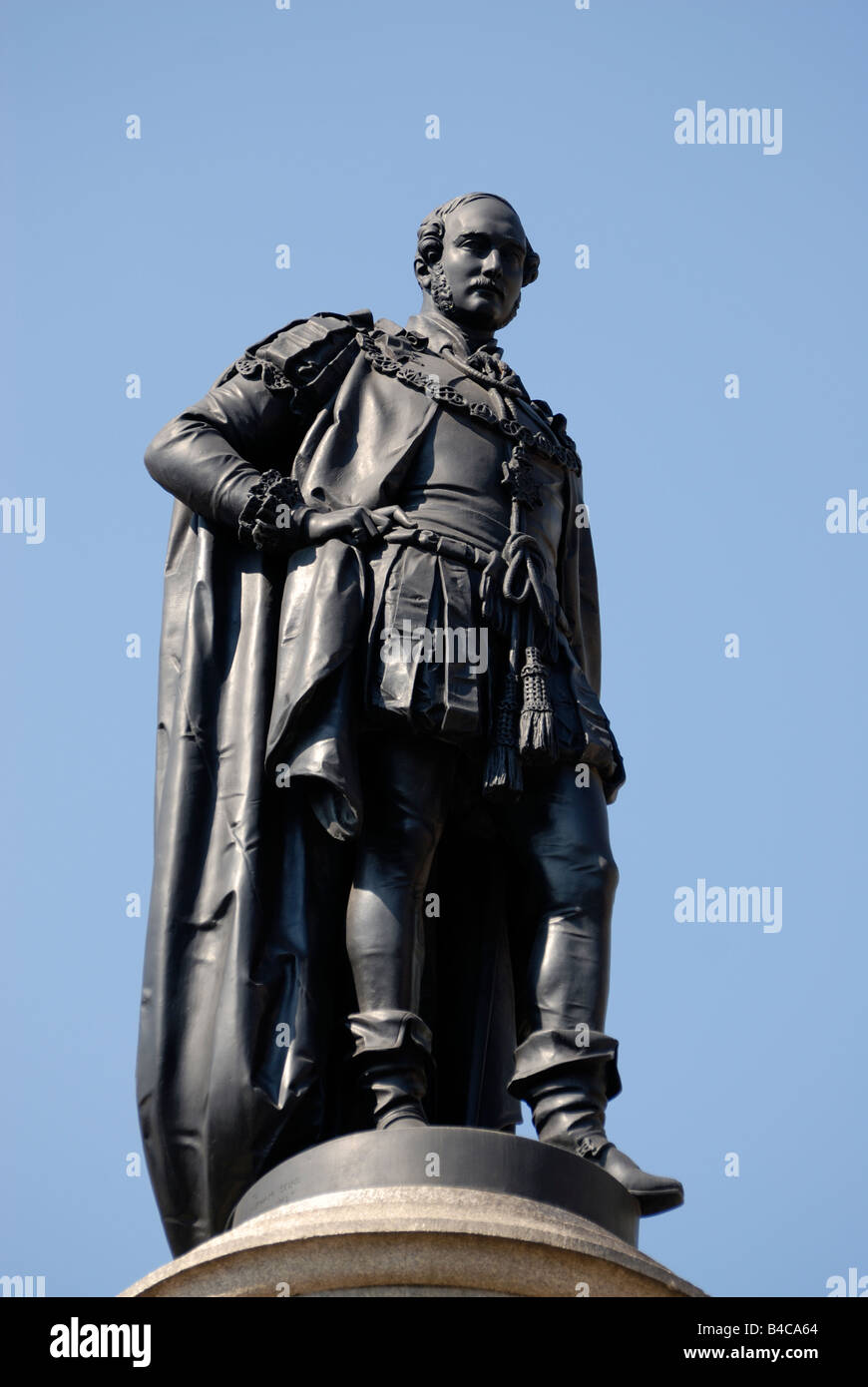 Statue du Prince Albert, époux de la reine Victoria Banque D'Images