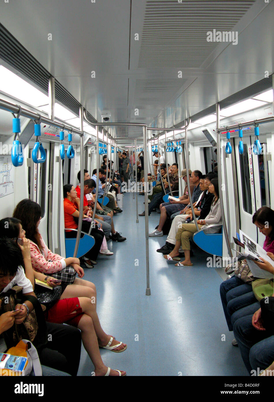 Le système de métro métro à Beijing Chine Banque D'Images